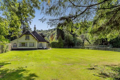 chainbridge lodge halmtak stuga till salu i devon