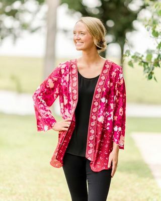 Pioneer Woman Sharkbite Twin Print Duster