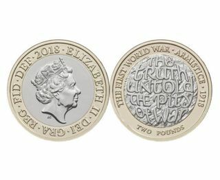 Royal Mint firar vapenminnesdag 1918