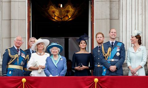 Medlemmar i den kungliga familjen deltar i evenemang för att markera RAFs hundraårsjubileum