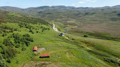 avlägsen herdestuga till salu i Sutherland