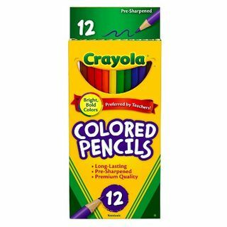 Crayola 12ct förvässade färgpennor
