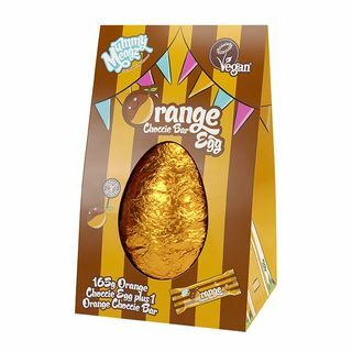 Vegansk Orange Choccie påskägg med Choccie Orange Bar 165g