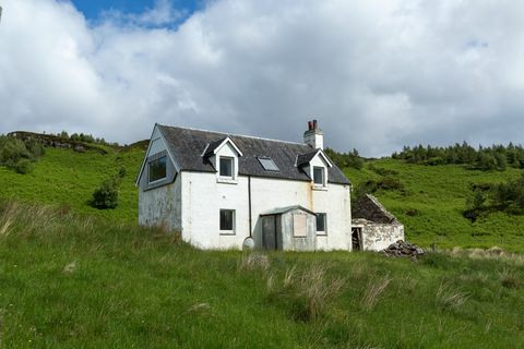 avlägsen herdestuga till salu i Sutherland