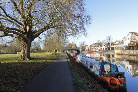 Cambridge utsikt över floden