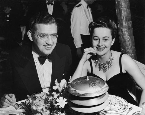 David O. Selznick och Olivia de Havilland 1935.