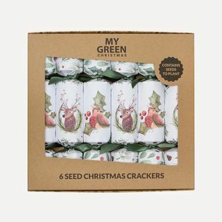 Seed Christmas Crackers Box med sex