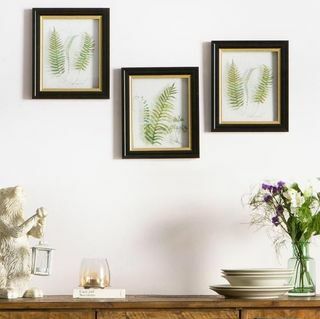 Wild Fern Ramad Wall Art Trio