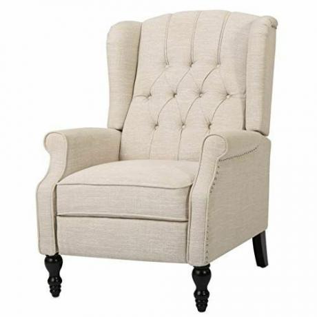 Elizabeth Tufted Fabric Recliner