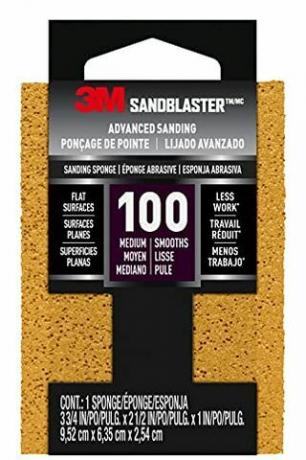 100-Grit Sanding Sanding Svamp