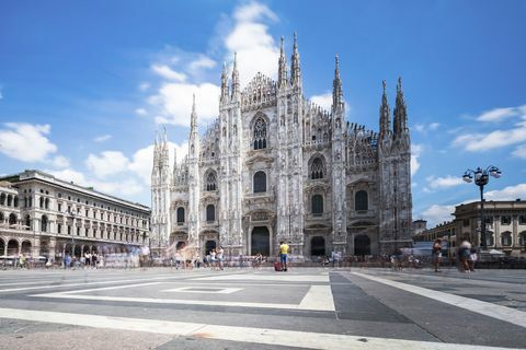 Duomo Milan Italien-världens mest populära landmärken