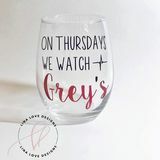 På torsdagens Watch We Grey's Wine Glass