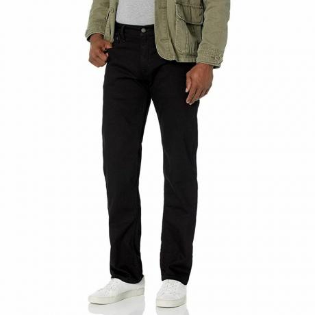 Herr 559 Relaxed Straight Fit Jean, svart