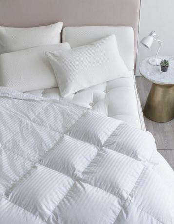 Goat Angora Pocket Spring Matress £ 5.900, ungerska Goos Down Duvet, £ 120; båda från John Lewis