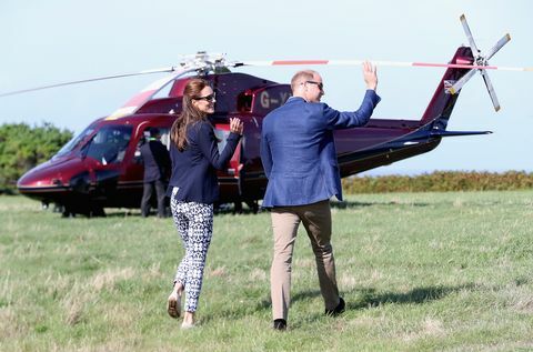 hertigen och hertiginnan av Cambridge besöker öarna Scilly