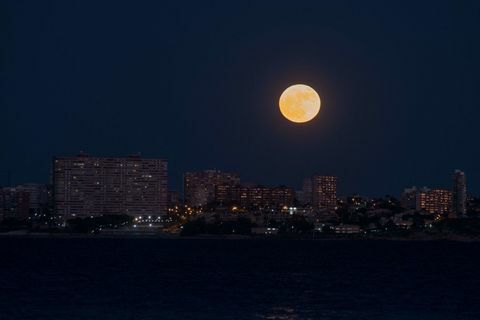 Supermoon Spanien