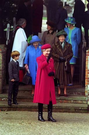 Stockfoto - Royal Family Christmas - Sandringham