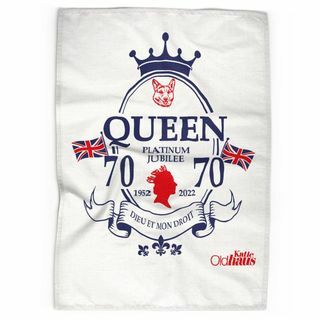 Queen's Platinum Jubilee kökshandduk