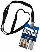 Pam Halpert Dunder Mifflin Inc. ID-märke 