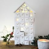 LED Snowflake Fyll ditt eget advent House