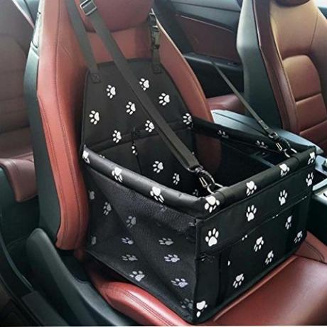 Husdjursbil Booster Seat Andas Vattentät hunddjur Bilförsörjning Resor Pet Car Carrier Bag Seat Protector Cover med säkerhetsband för små hundar Katter valp