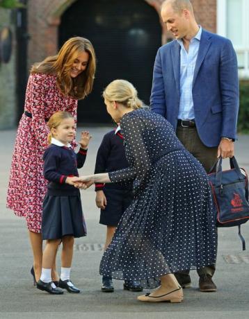 Prinsessan Charlotte börjar skolan