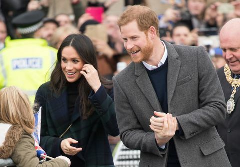 Prins Harry och Meghan Markle besöker Edinburgh