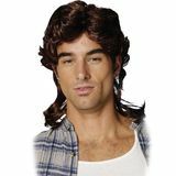 Brown Mullet Wig