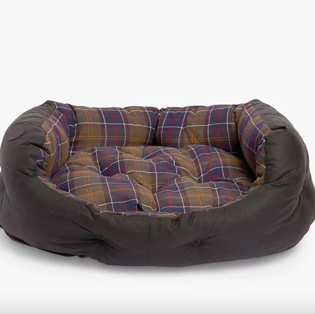Tartan Quilted Dog Bed