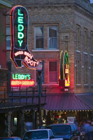 fort worth stockyards nationella historiska distriktet