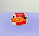 Chicken Nuggets Emalj Pin