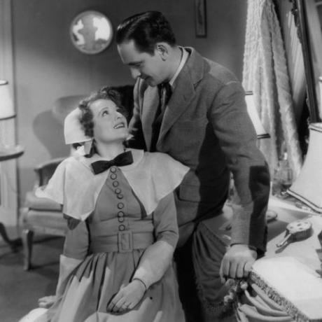 Janet Gaynor och Fredric March i 'A Star Is Born'