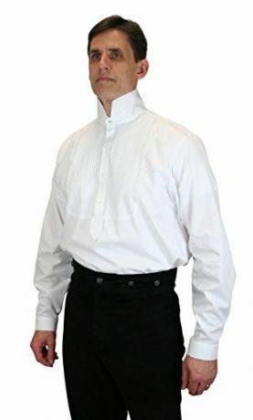 Klänningskjorta med hög krage