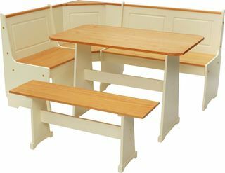 Haversham Solid Pine Corner Dining Set & Bänk