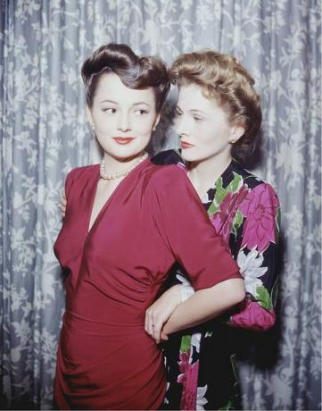 Olivia de Havilland och Joan Fontaines förflyttning