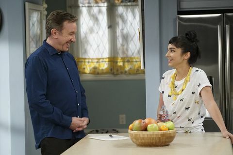 Tim Allen och Molly Ephraim på Last Man Standing. 