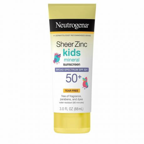 Sheer Zinc Oxide Kids Mineral Sunscreen Lotion