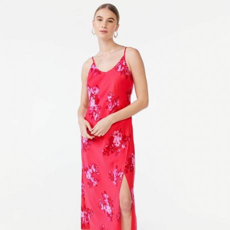 Scoop Women s Satin Midi Slip Dress 