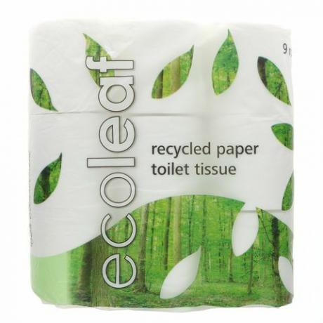 Ecoleaf återvunnet pappers toalettvävnad - paket med 9