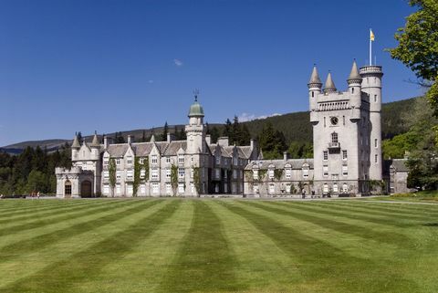 Balmoral slott Skottland
