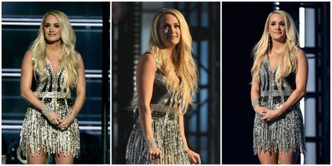 Carrie Underwood gråter ganska