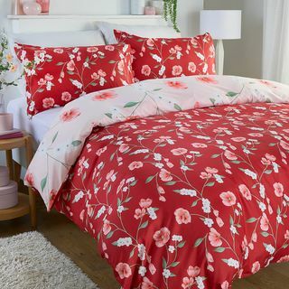 Vändbar Poppy Duvet Set