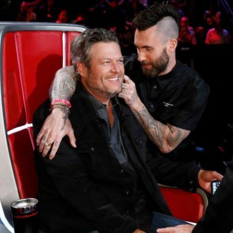 'the voice' blake shelton och adam levine