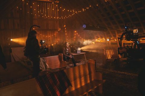 luke bryan filmar för musikvideon till " up"