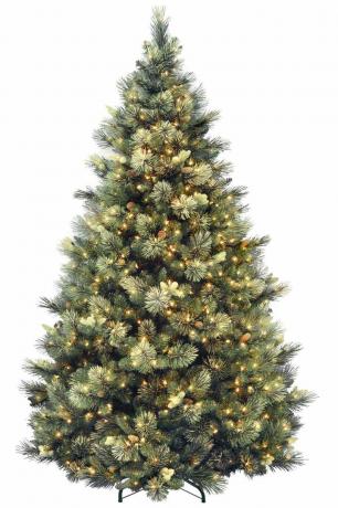 7,5 fot Konstgjord Carolina Pine förupplyst julgran