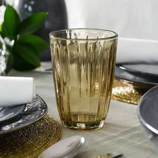 Amber tumbler (set med 4)