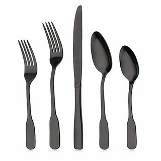 Gunmetal Matt Silverware Set, 20-delar 