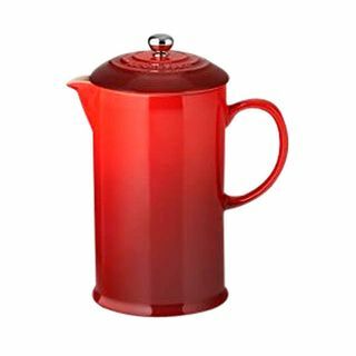 Le Creuset Kaffepress i stengods, 1L, Cerise