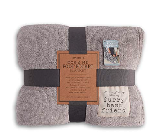 Fleece Foot Pocket Throw Filt