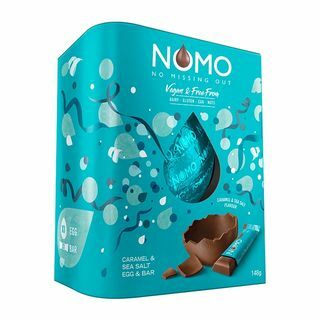 NOMO Vegansk Saltad Caramel Easter Egg & Bar 148g